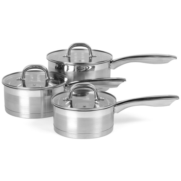 Timeless Collection 3-Piece Saucepan Set