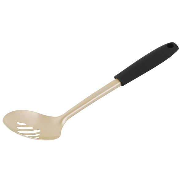Olympus Slotted Spoon - Stainless Steel - Gold - BW11128EU7 - Salter - 5054061430882