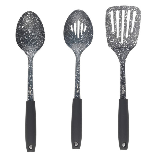 Megastone 3-Piece Stainless Steel Utensil Set - Salter - Grey - BW08044 - 5054061196399 Megastone 3-Piece Stainless Steel Utensil Set - Salter - Grey - BW08044 - 5054061196399