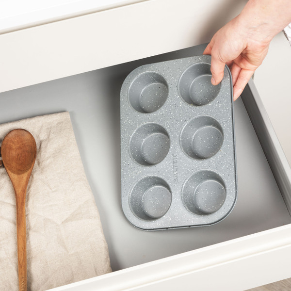 Marblestone 6 Cup Muffin Tray