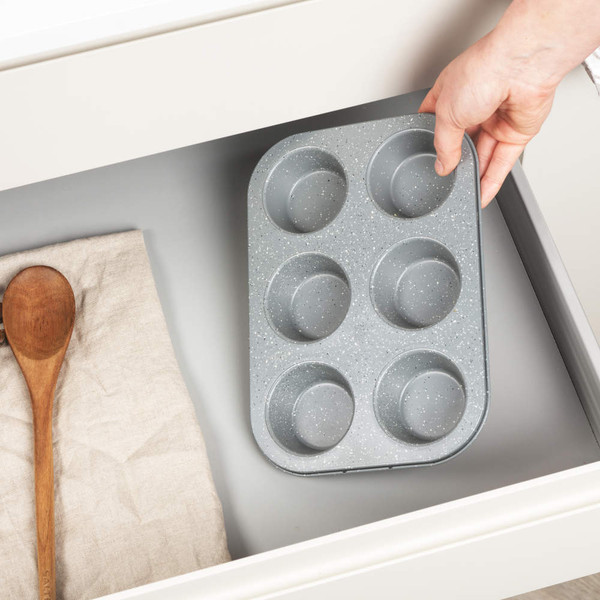Marblestone 6 Cup Muffin Tray