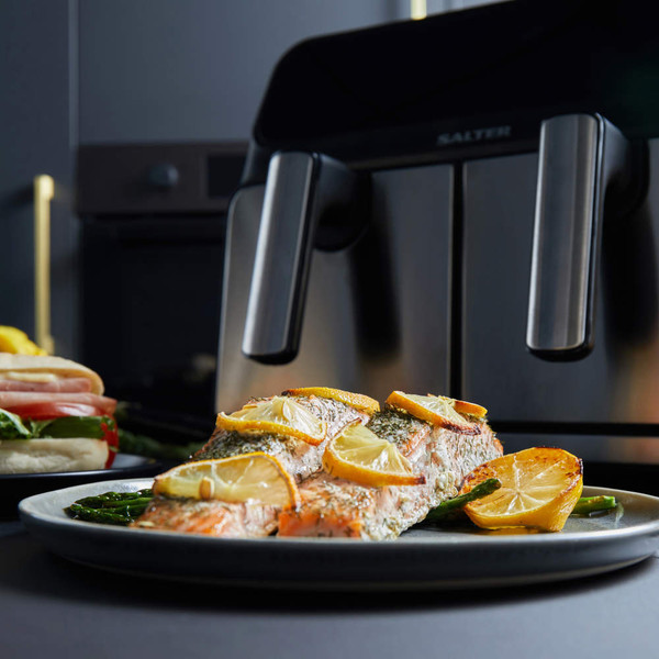 Dual Air Pro Air Fryer - 7.6L - No - EK5196 - Salter - 5054061498028