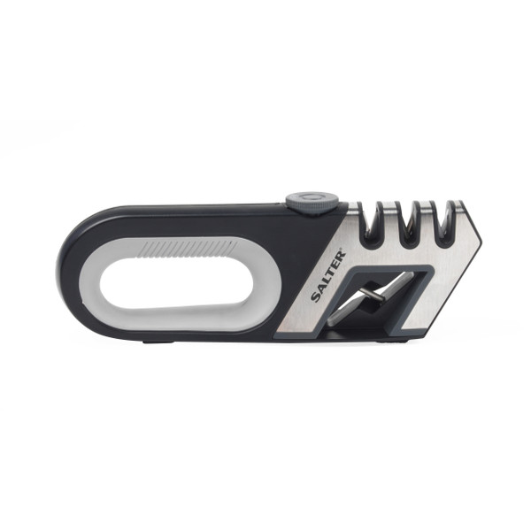 4-in-1 Knife Sharpener - Stainless Steel - BW11674 - Salter - 5054061436341