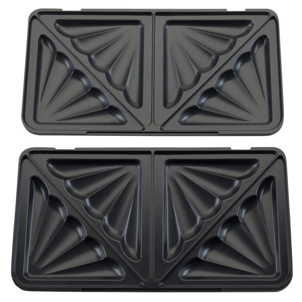 Pair of Sandwich Plates for Salter EK2143T XL 3 in 1 Snack Maker - Multicolour - EK2143T-SP-02 - Salter - 5054061500226