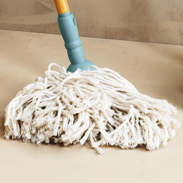 Cool Hues Cotton Floor Mop With Refill Head, FSC®-certified Salter LASAL71465C2EU7 5054061472479Cool Hues Cotton String Mop & Refill Head - Blue - LASAL71465C2EU7 - Salter - 5054061472479