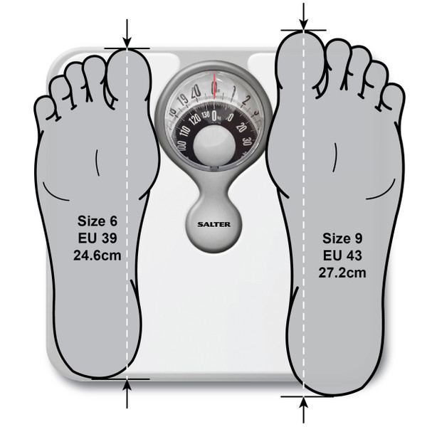 Magnifying Lens Mechanical Bathroom Scale