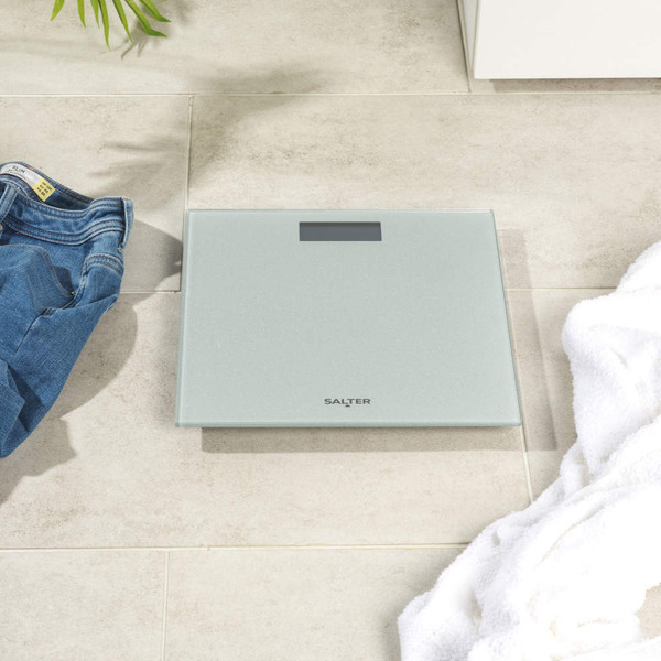 Glitter Glass Personal Bathroom Scale - LCD Display - 9037 Parent BGC - Salter -
