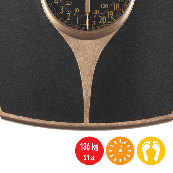 Speedo Mechanical Bathroom Scale - Gold - Dial - 148 GFEU16 - Salter - 5054061483963
