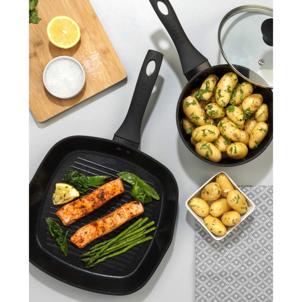 Geo Hex 28cm Griddle Pan - Black - BW08778 - Salter - 5054061356373