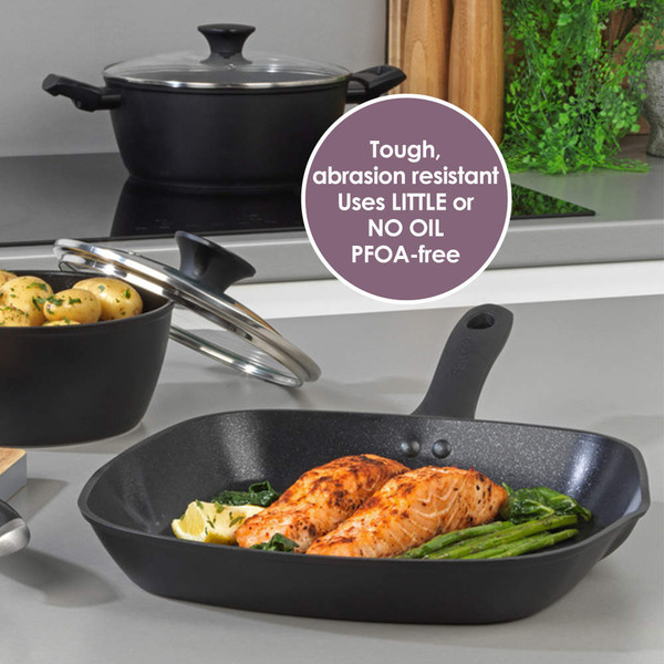 Geo Hex 28cm Griddle Pan