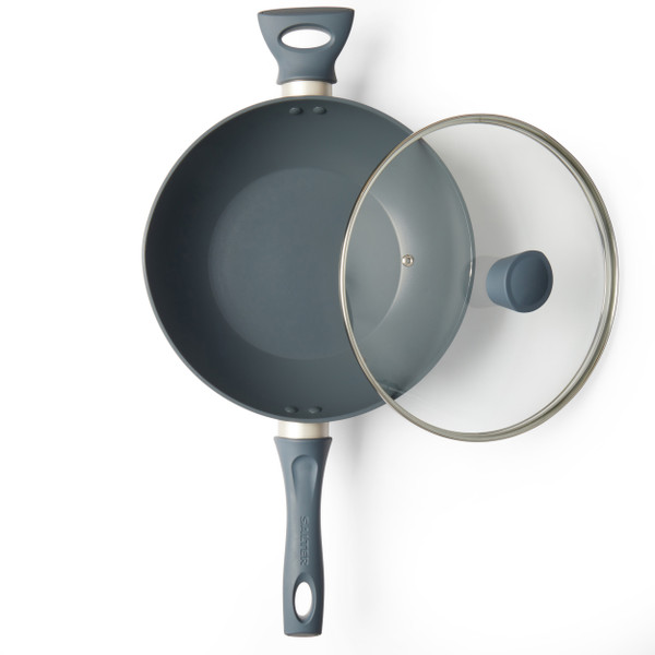 Marino 28cm Wok - Blue - BW12267EU7 - Salter - 5054061442274