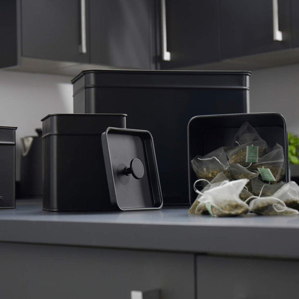 Kuro 3-Piece Canister Set - Black - BW12457EU7 - Salter - 5054061444179