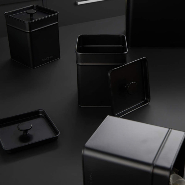 Kuro 3-Piece Canister Set - Black - BW12457EU7 - Salter - 5054061444179