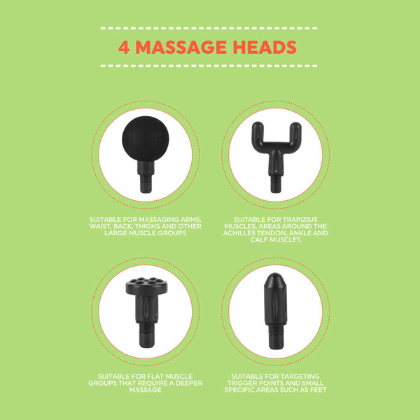 Mini Electric Massage Gun - White