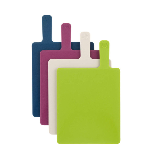 Multicoloured 4-Piece Chopping Board Set