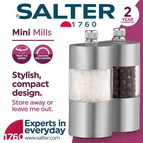 Salt & Pepper Mini Mills
