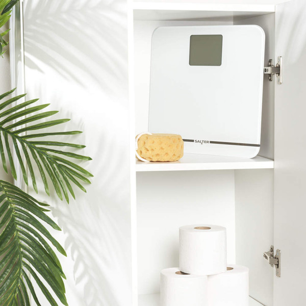 Max Digital Bathroom Scale - White - Salter - 9075 WH3R - 5054061483628