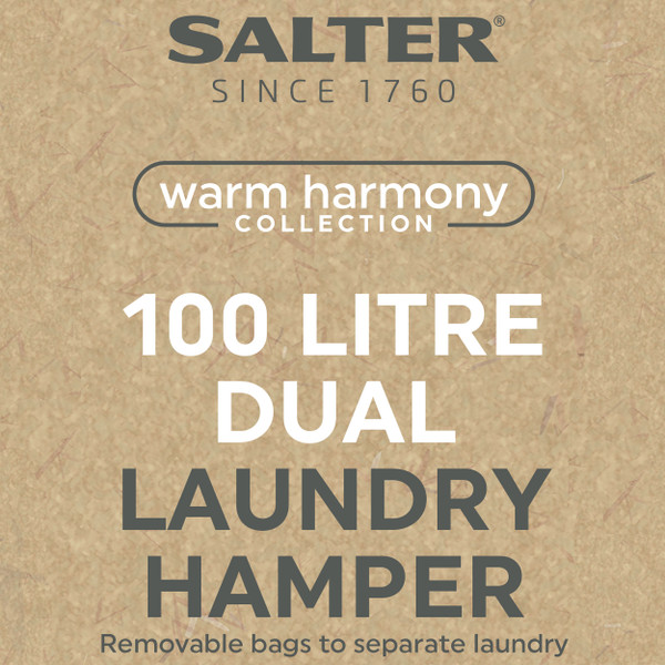 Warm Harmony 100L Dual Laundry Hamper