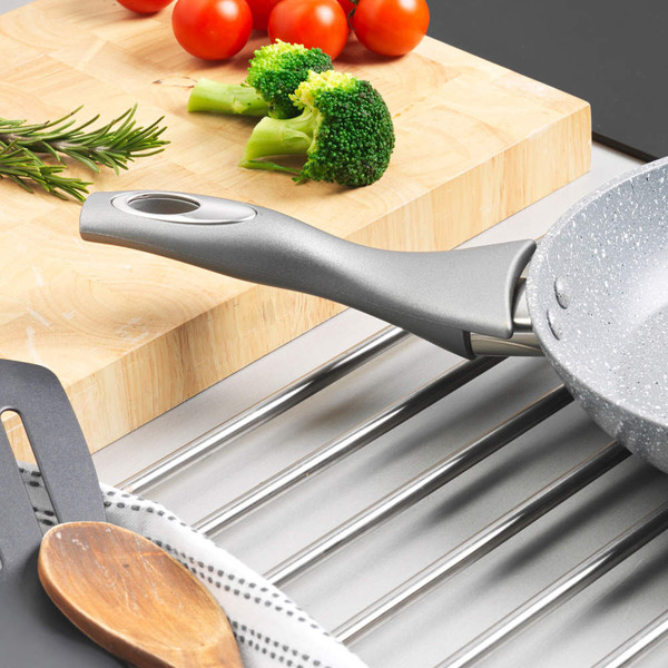 Marblestone 2-Piece Frying Pan Set - 20/24cm - Salter - Grey - COMBO-6449 - 5054061042573 Marblestone 2-Piece Frying Pan Set - 20/24cm - Salter - Grey - COMBO-6449 - 5054061042573