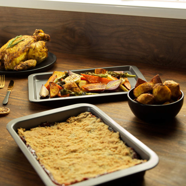 Cosmos 36cm Roasting Tin - 2 Pack