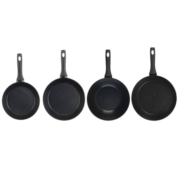 Geo Hex 4 Piece Pan Set, 24/28/30 cm 