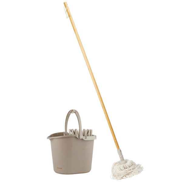 Mop & Bucket Set, Cotton Tassel Mop With Refill Head 