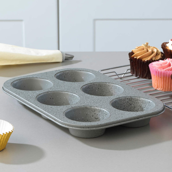 Marblestone 6 Cup Muffin Tray - 2 Pack Marblestone 6 Cup Muffin Tray - 2 Pack