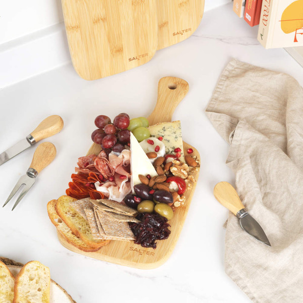 3-Piece Bamboo Paddle Chopping Board Set