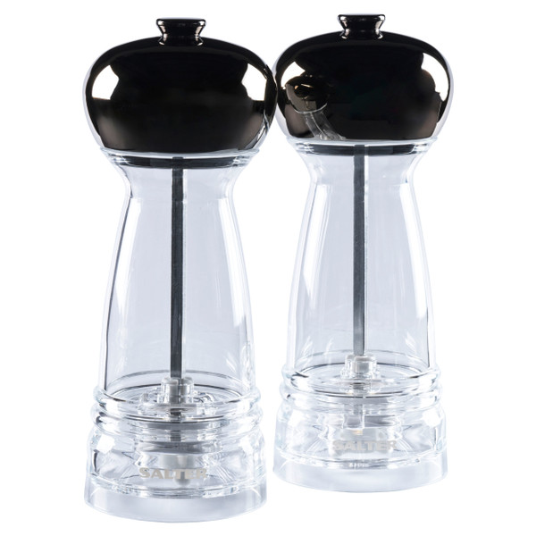 Harper Mill Set - Clear/Grey - Black - Salter - BW12949GEU7 - 5054061552683