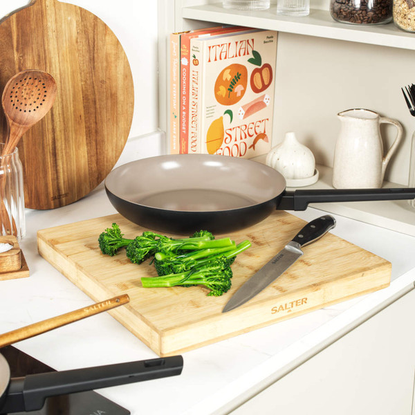 Ceramic 3-Piece Frying Pan Set - 20/24/28cm