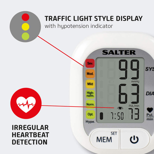 Automatic Wrist Blood Pressure Monitor - Yes - BPW-9101-EUUP - Salter - 5054061480108
