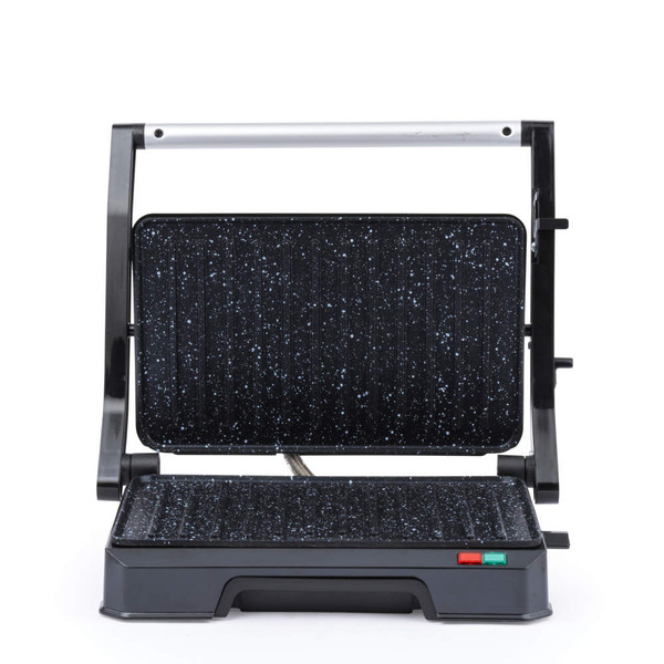 Salter Megastone Health Grill & Panini Maker with 180° flat-opening plates and non-stick surface Salter Megastone Health Grill & Panini Maker with 180° flat-opening plates and non-stick surface