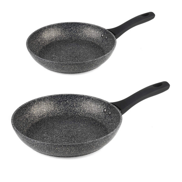 Megastone 2-Piece Thermo Collar Frying Pan Set - 20/32cm