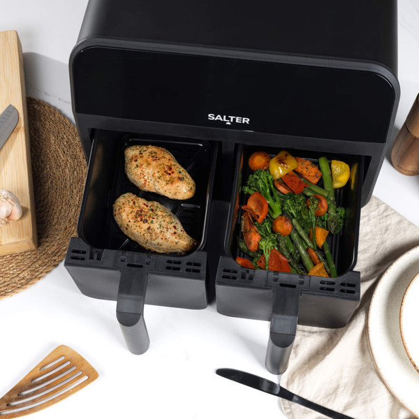 Dual Air Pro Air Fryer – Black