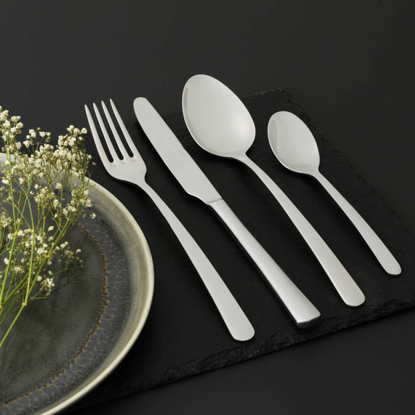 Kendal 64-Piece Cutlery Set - Silver - COMBO-8330 - Salter - 5054061537994