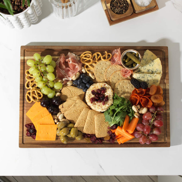 Toronto Wooden Chopping Board - Brown - BW13695EU7 - Salter - 5054061580105