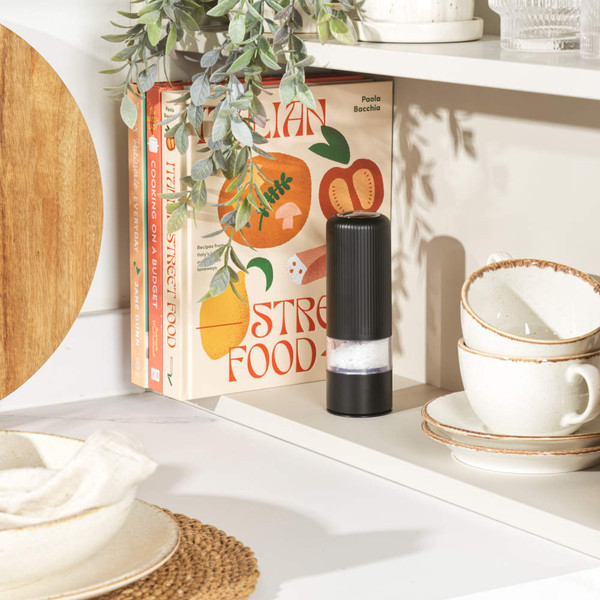 Clarence Electric Salt & Pepper Mill - Black