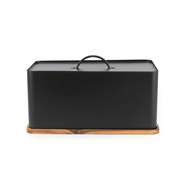 Toronto Bread Bin with Chopping Board – Black - Black - BW13564EU7 - Salter - 5054061558791