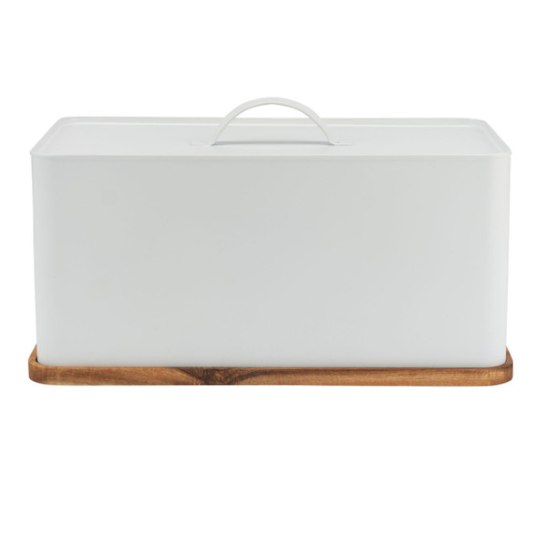 Toronto Bread Bin with Chopping Board – White - White - BW13564WEU7 - Salter - 5054061558845