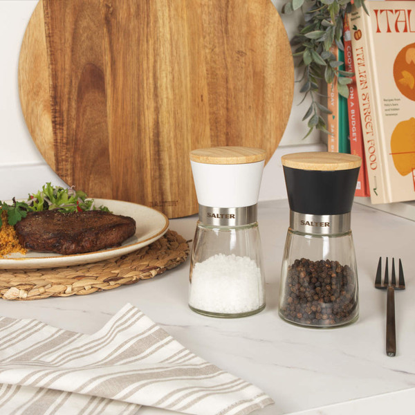 Monochrome Glass Mill Set – Pre-Filled