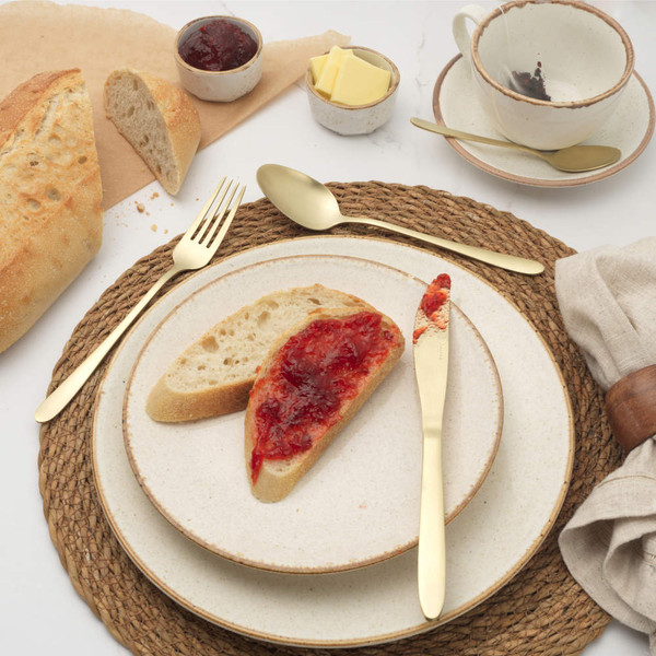 Chiltern 64 Piece Cutlery Set - Gold