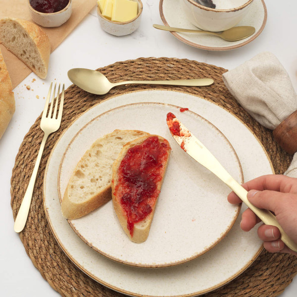 Chiltern 64 Piece Cutlery Set - Gold