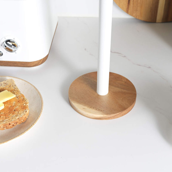 Toronto Kitchen Roll Holder - White