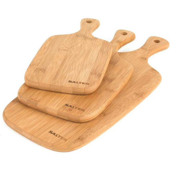 Bamboo Charcuterie Board Set, 3 Piece, FSC®-Certified Bamboo 