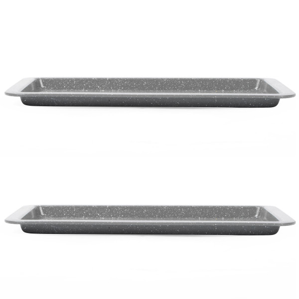 Marblestone 37cm Set of 2 Baking Trays