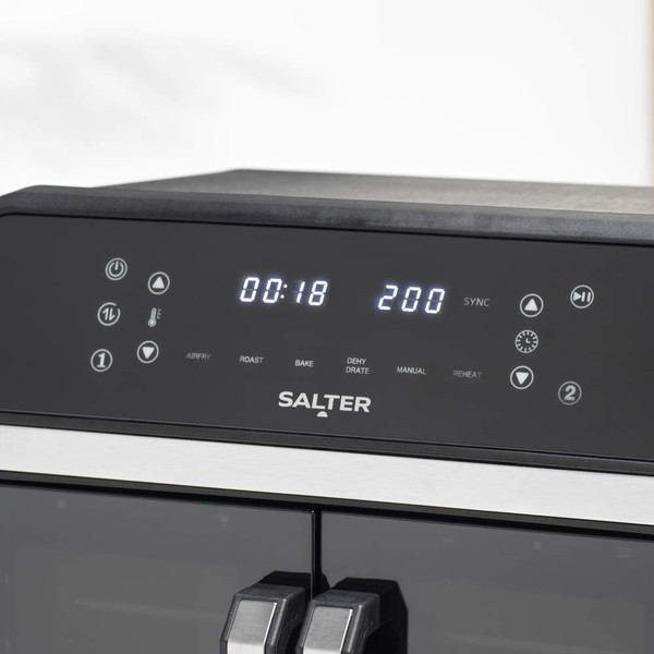 XL Air Fryer Oven – 15L - Black - EK6231 - Salter - 5054061590562