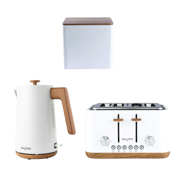 Toronto Kettle, 4-Slice Toaster & Bread Bin Set Toronto Kettle, 4-Slice Toaster & Bread Bin Set