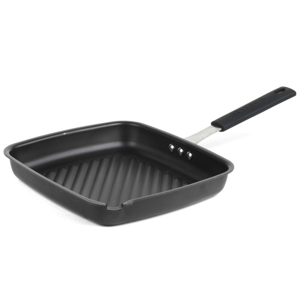 Pan For Life Carbon Steel Griddle Pan, 26 cm, Grey