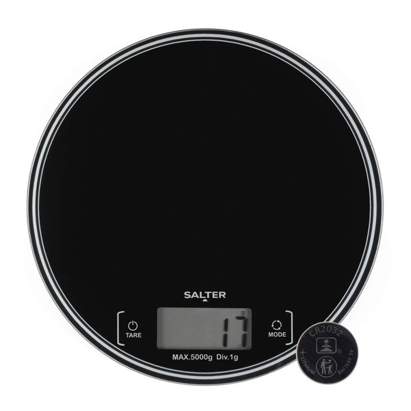 SALTER キッチンスケール 5kg Shop Round Kitchen Scale | 5kg capacity