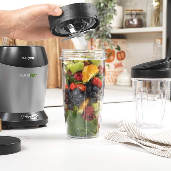 Nutripro Blender & Blending Cups - Black